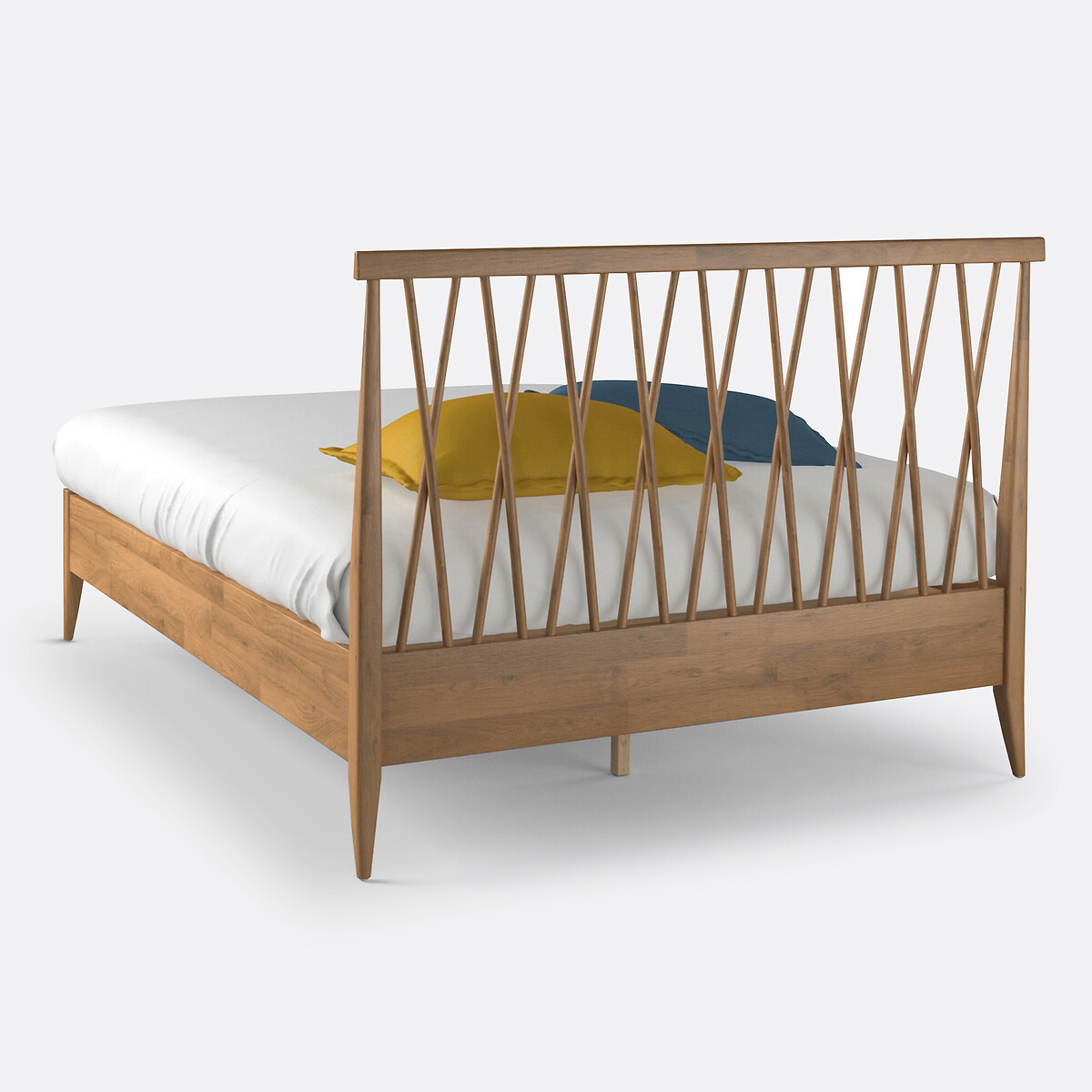 LA REDOUTE INTERIEURS<br>Cama Quilda + estrado de ripas