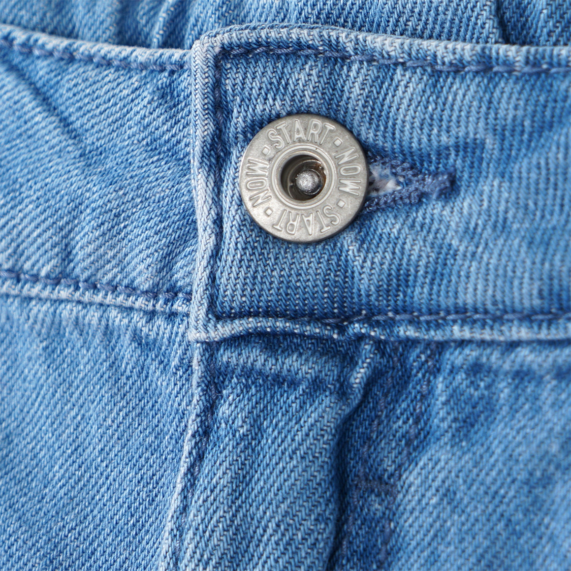 Yigga Jungen Jeansshorts in Used-Waschung hellblau