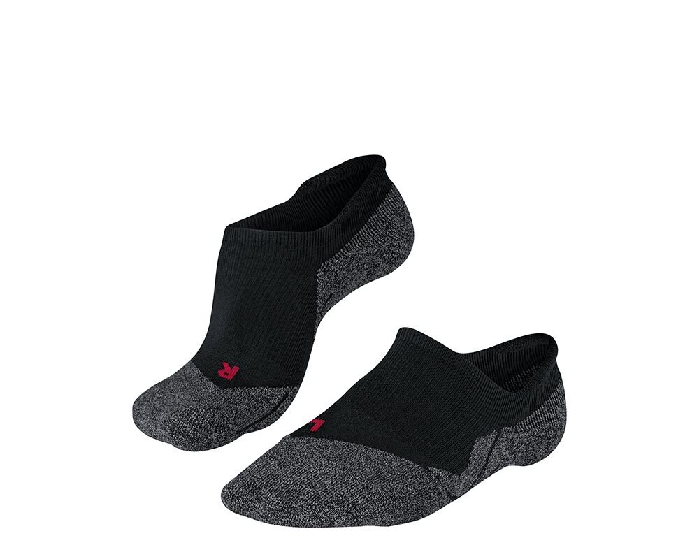 Falke RU3 Comfort Invisible Hardloopsokken Zwart/Grijs Dames