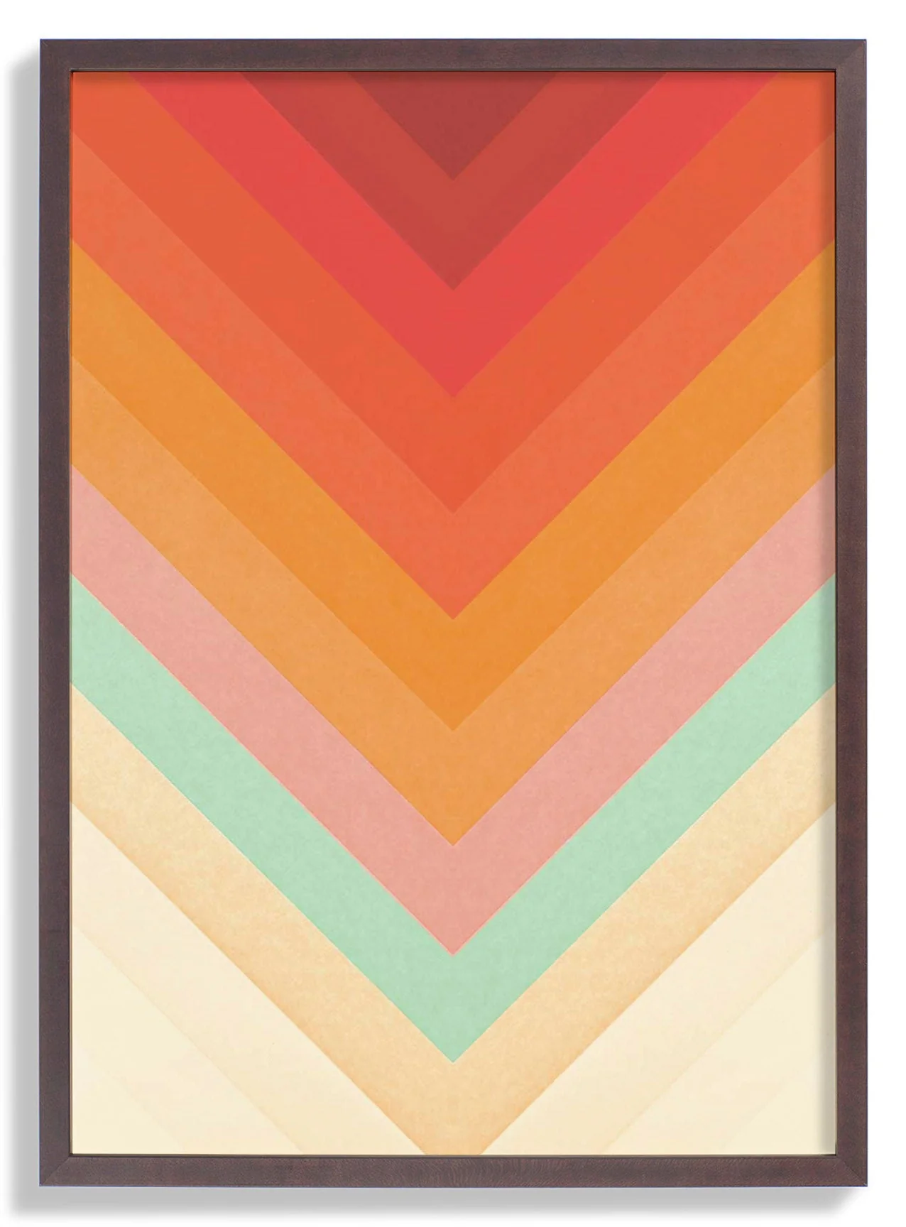 Regenbogen Chevrons von Florent Bodart