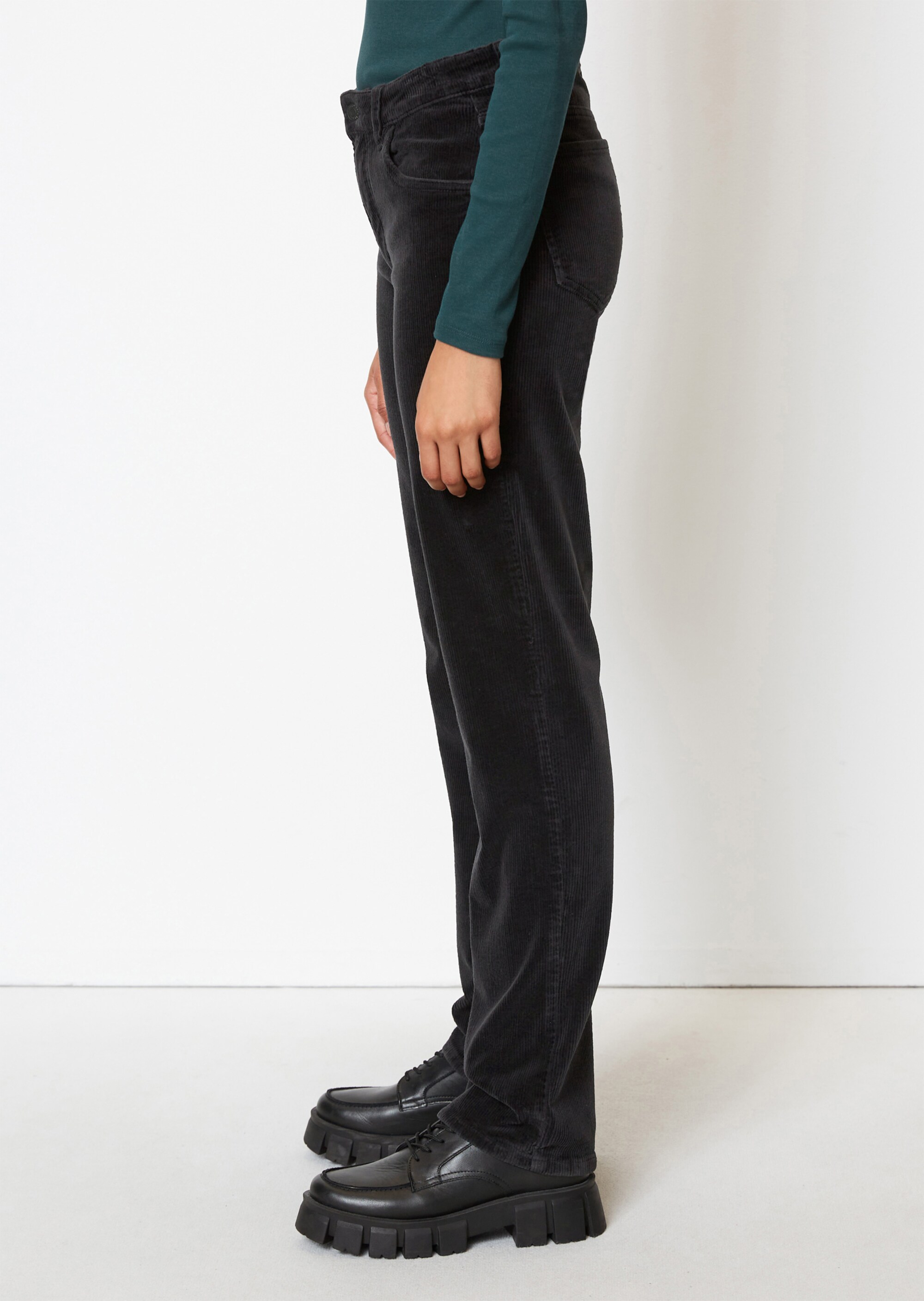 Cordhose straightaus Organic Cotton Stretch