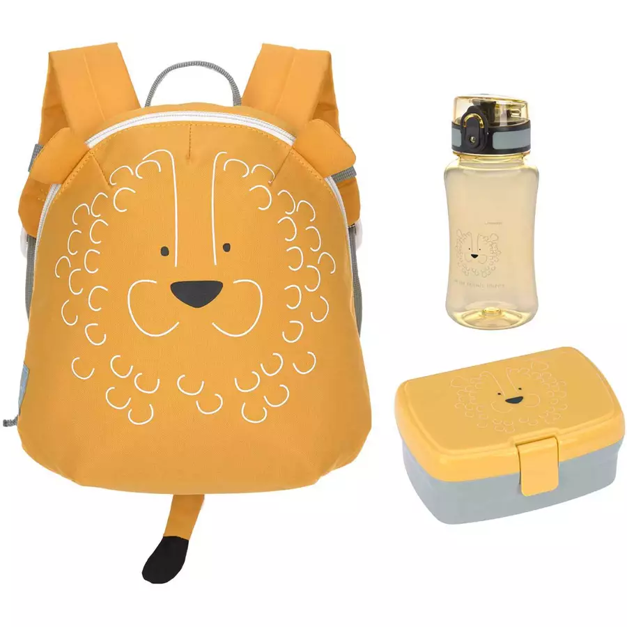 Lässig Kinderrucksack mit Brotdose & Trinkflasche About Friends gelb