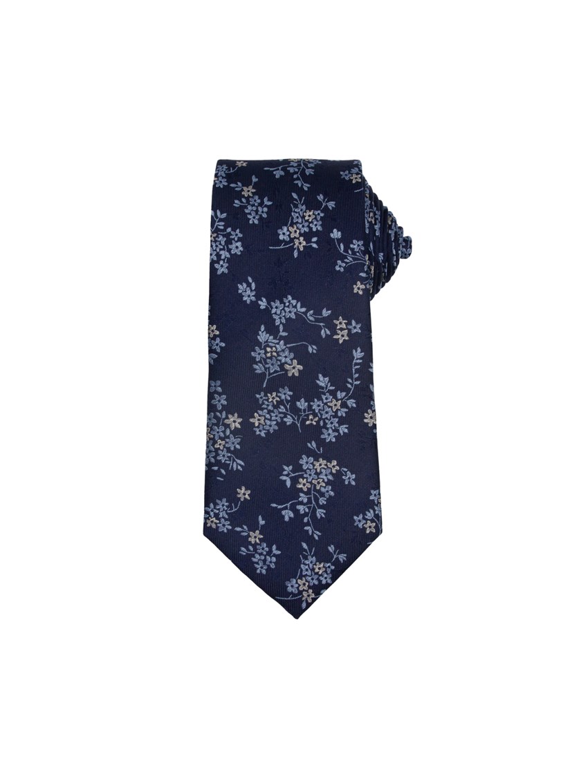 Santi silkeslips Navy Blazer