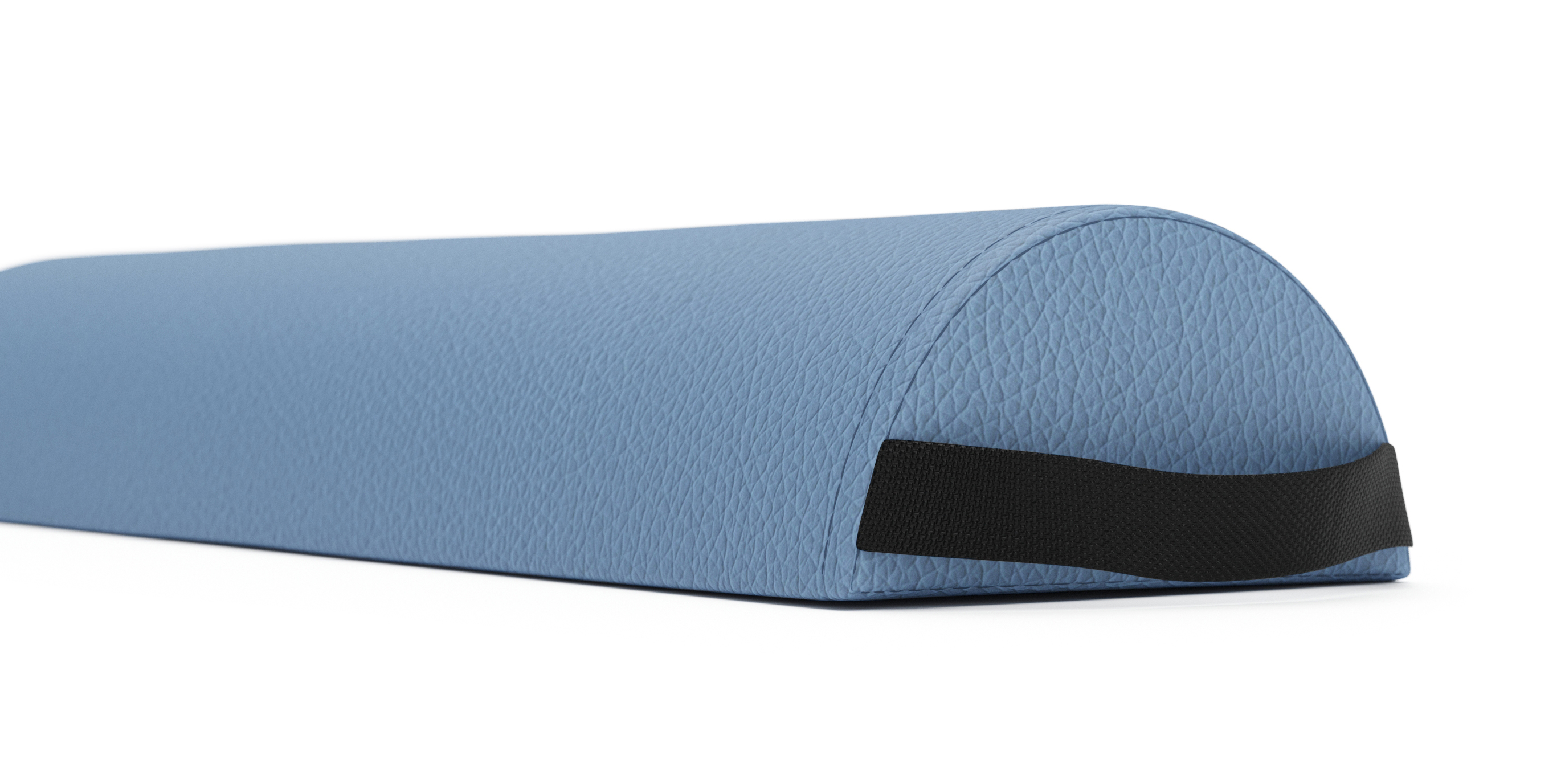 Nackenrolle halbrund 66 cm hellblau
