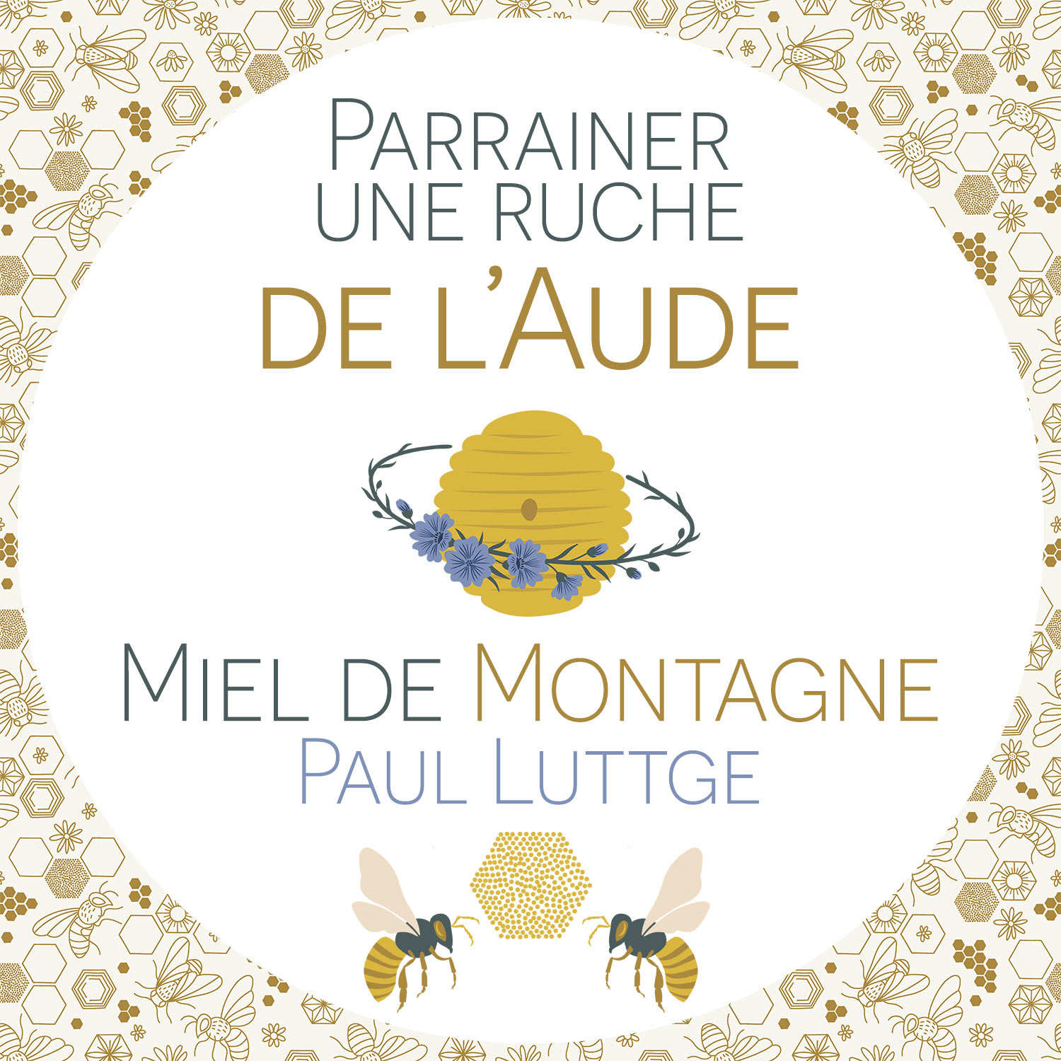 Parrainer une ruche de l'Aude : Miel de montagne - Récolte 2024