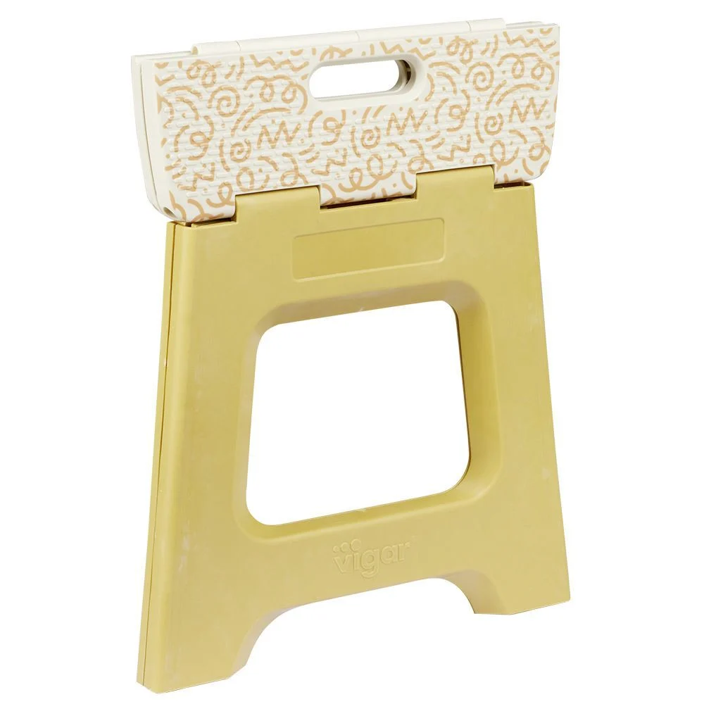 Marche pied blanc H.32 cm