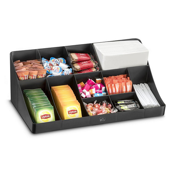 CEP Take A Break station de rangement compartimentée, 462 x 168 x 249 mm, polystyrène, noir