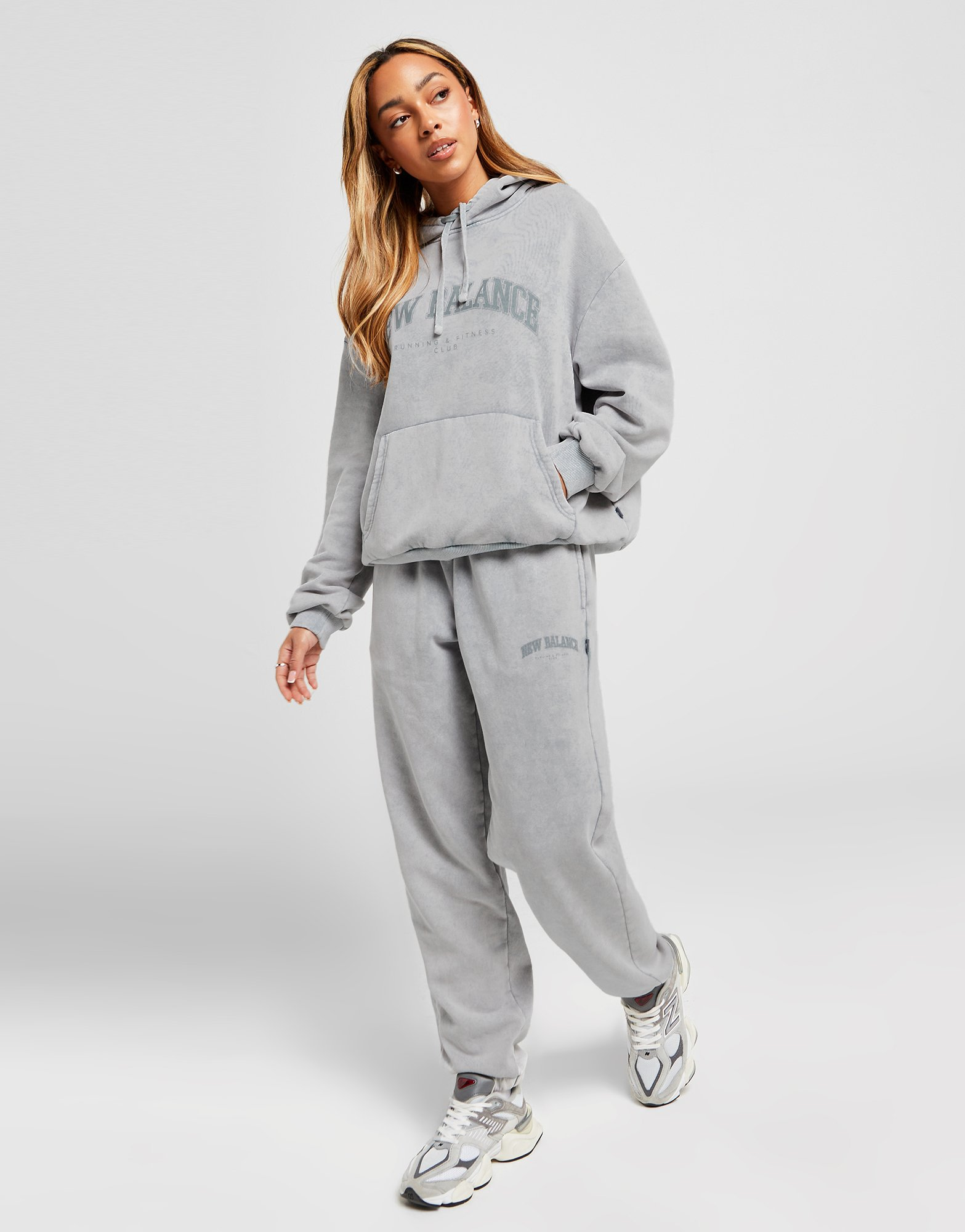 New Balance Pantalon de jogging Logo Washed Femme