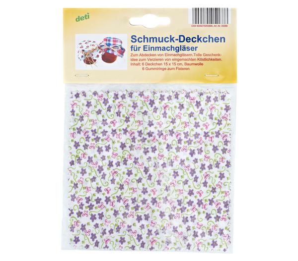 deti Schmuck-Deckchen für Einmachgläser,