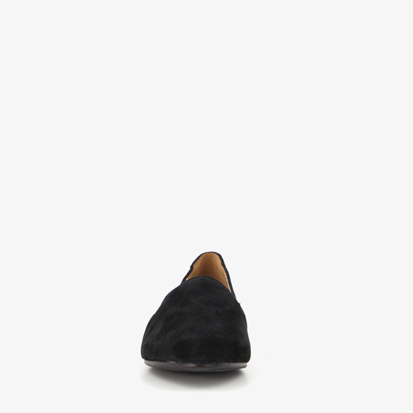 Hush Puppies leren dames instappers zwart