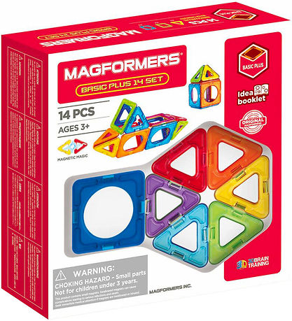 Magformers Magnetset - 14 Teile - Basic Plus