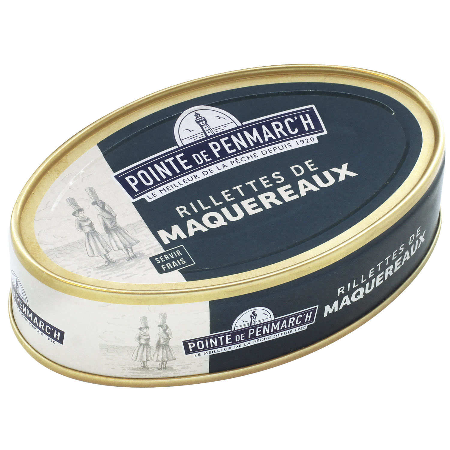 Rillettes de maquereaux boîte ovale