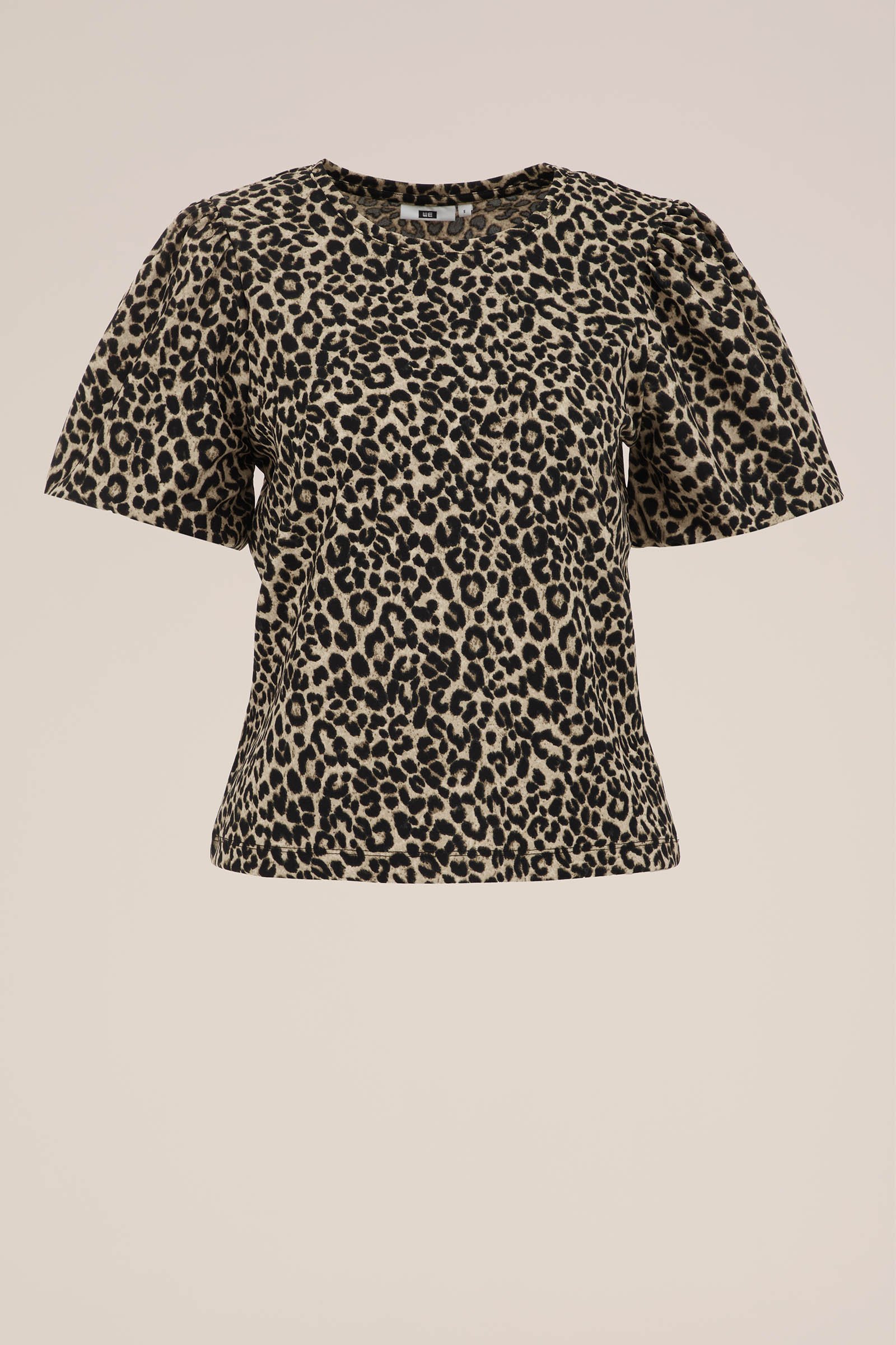 top met dessin WE Fashion Beige