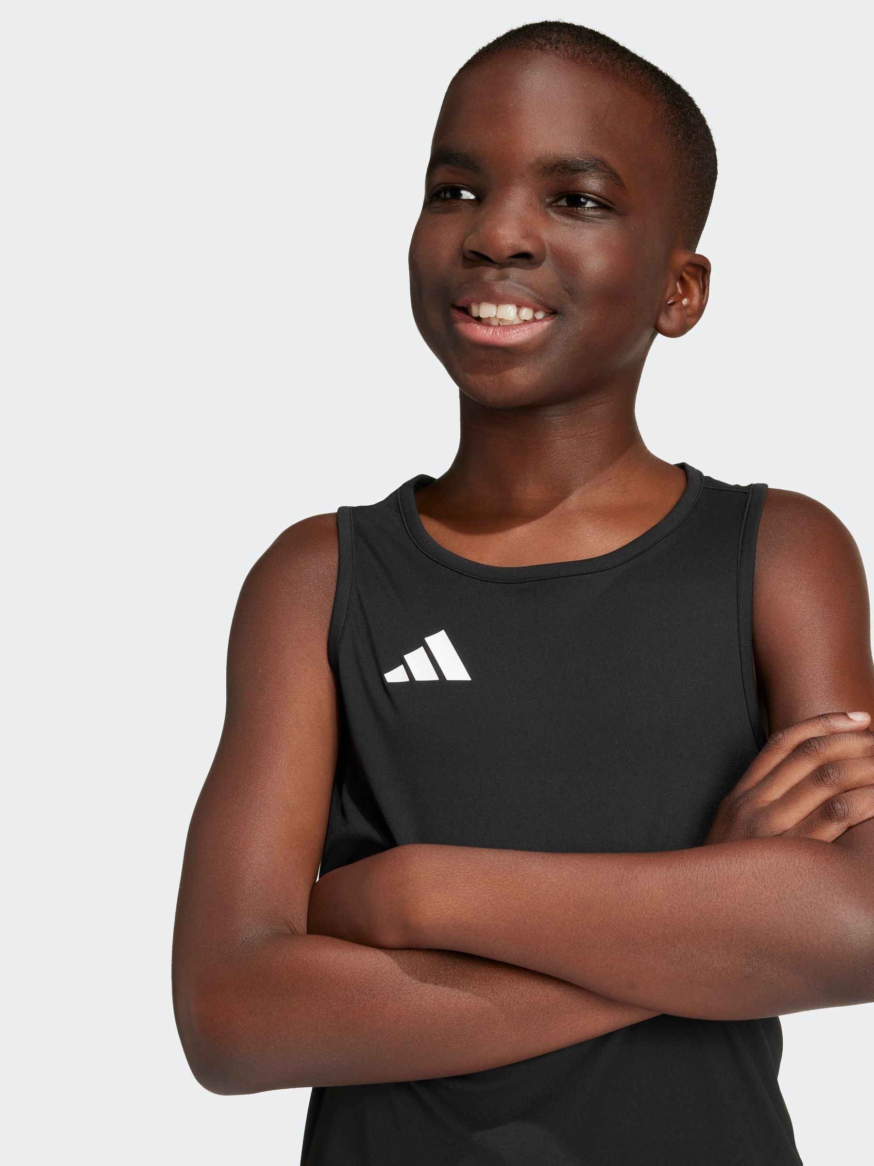 Zwart - adidas Team Kids Tanktop