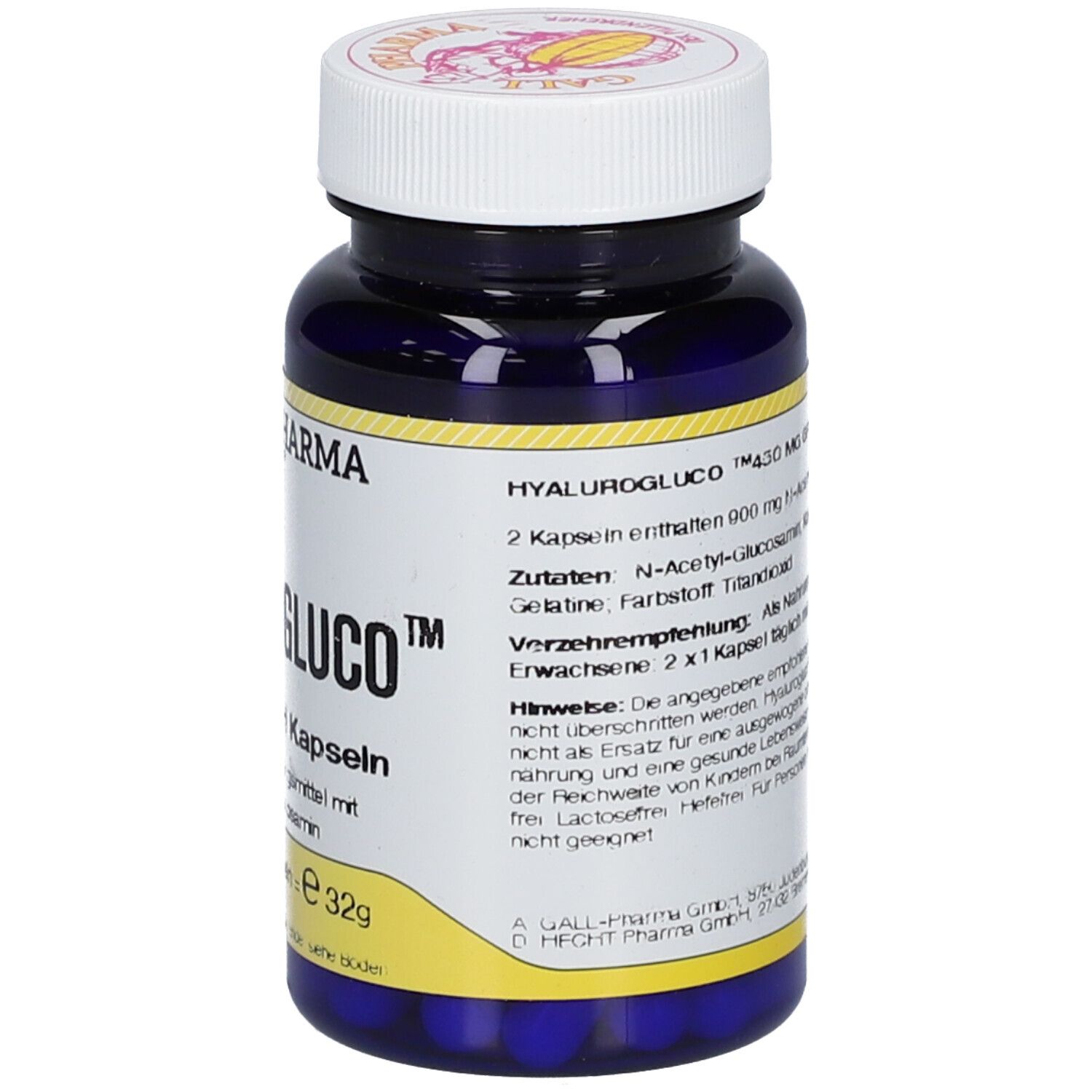 GALL PHARMA Hyalurogluco™ 450 mg GPH Kapseln