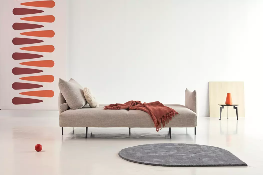 Schlafsofa Malloy Metall schwarz
