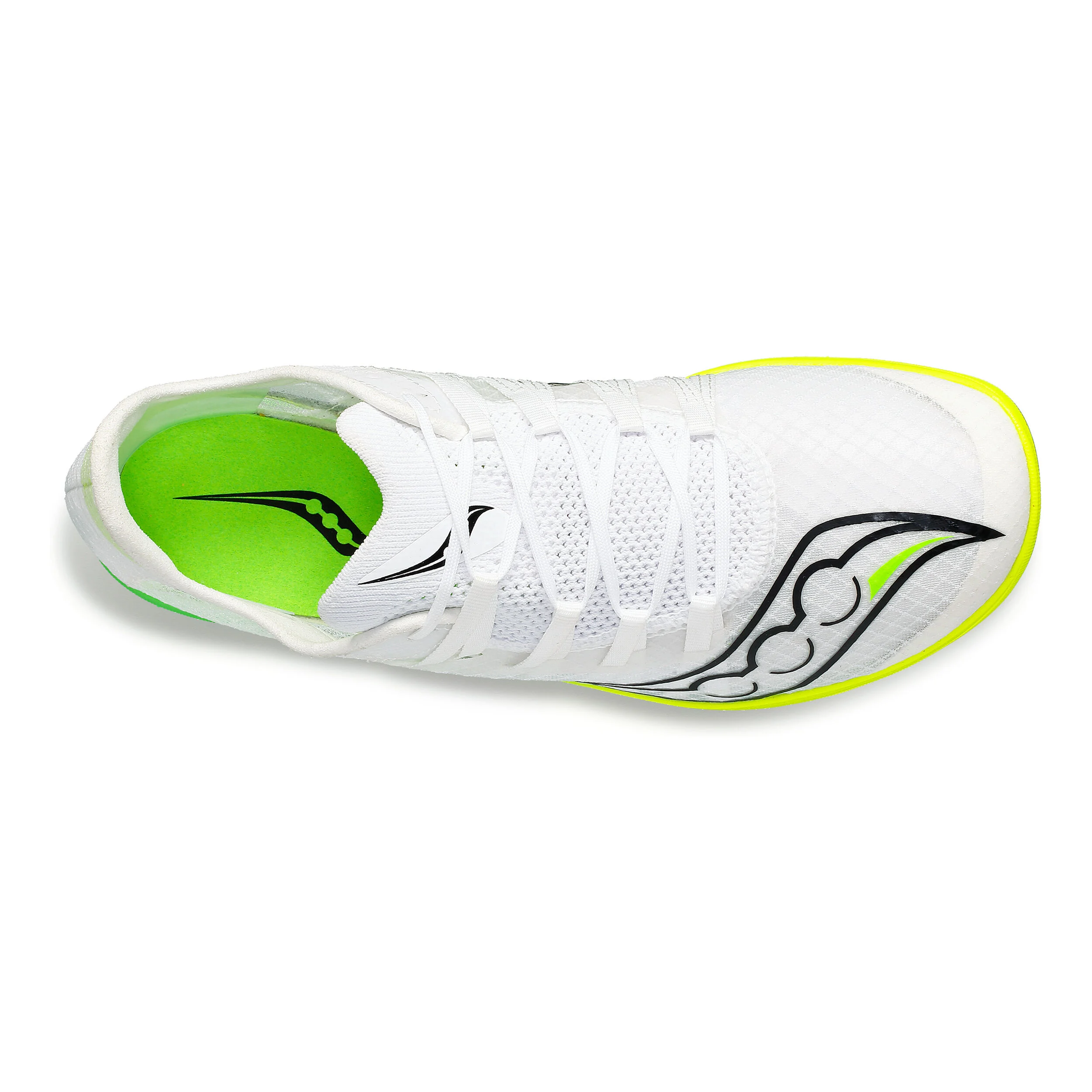 Saucony Terminal VT Spikes Femmes - Blanc , Vert Fluo