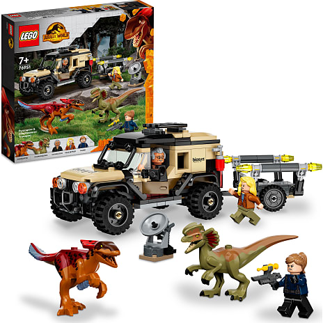 LEGO® Jurassic World Pyroraptor og dilophosaurus-transport 76951