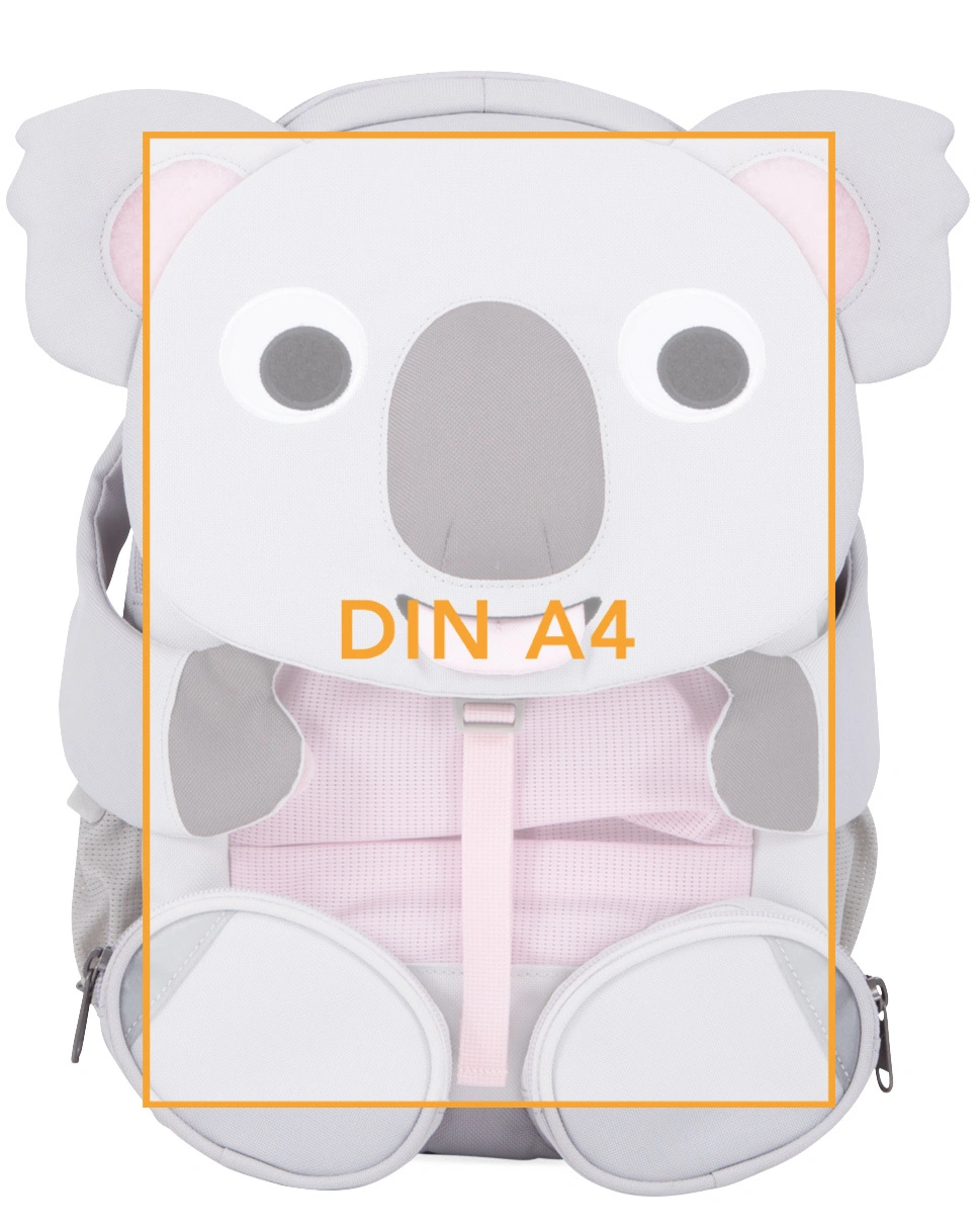 Kinderrucksack GROßER FREUND  KOALA (20x31x12) in grau