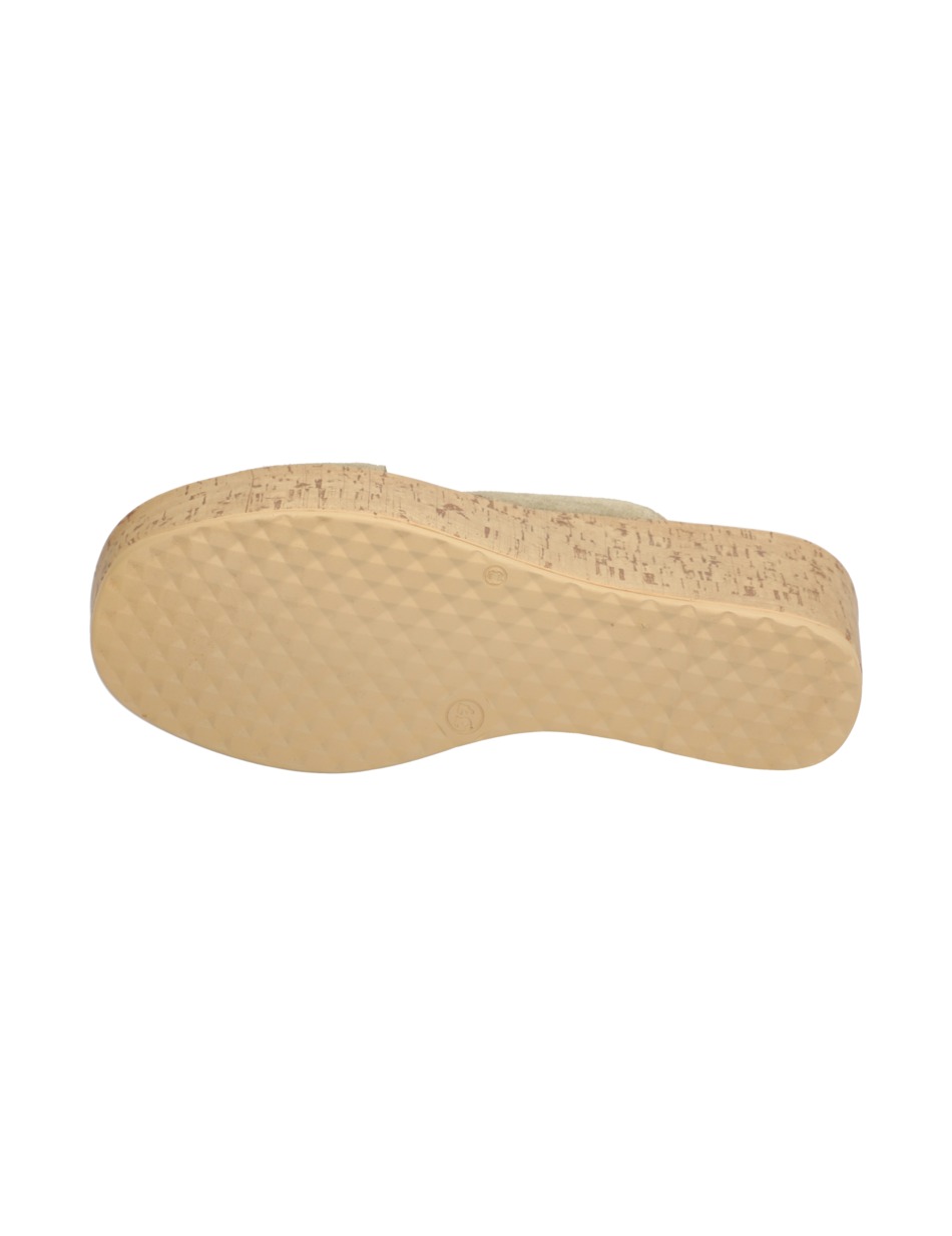 Veloursleder Pantoffel