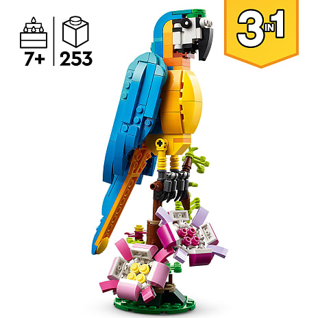 LEGO Creator 3-i-1 Eksotisk papegøje 31136