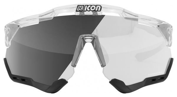 Scicon Sports Aeroshade XL Lunettes De Soleil De Performance Sportive (Scnpp Silver Fotocromic/Briller)