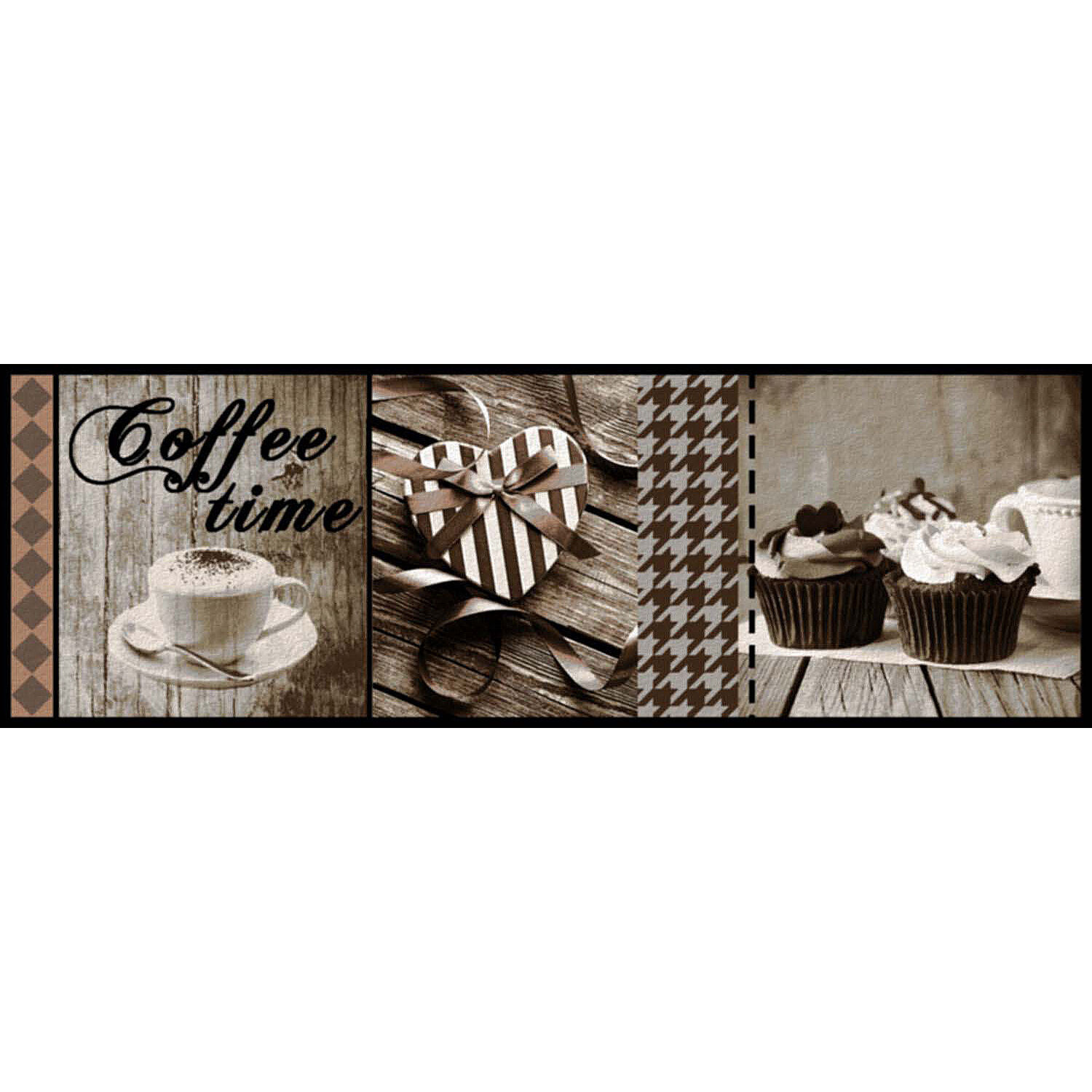 Teppichläufer Coffee Time 150x50cm