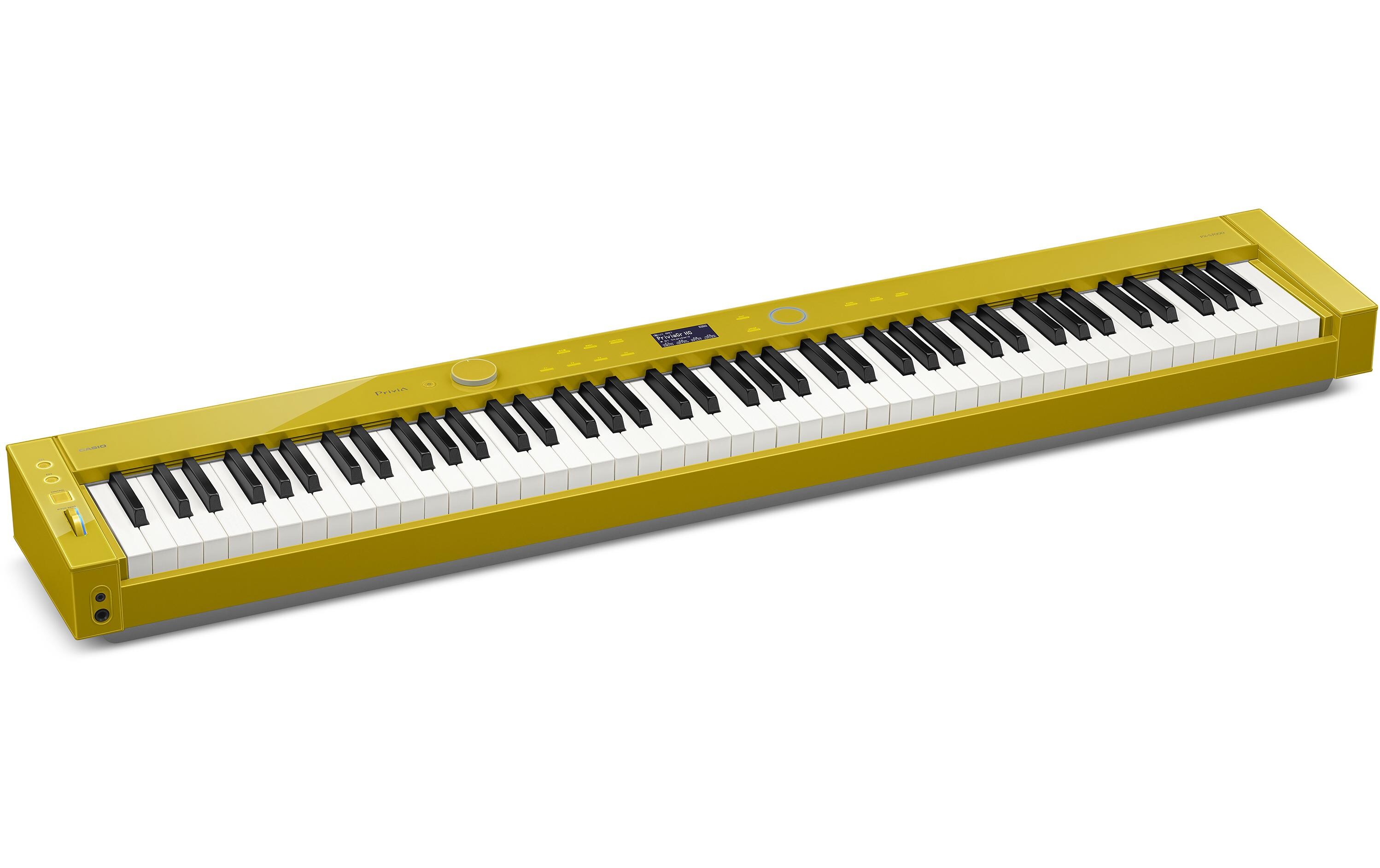 E-Piano Privia PX-S7000 – Harmonious Mustard<br>Digitalpiano mit dem authentischen Anschlag eines Flügels, innovativer Klangtechnologie und beeindruckender Ästhetik