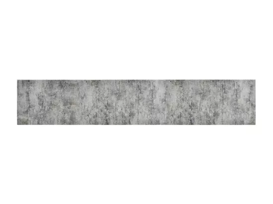 Tapis de cuisine lavable impression béton 60x300 cm velours