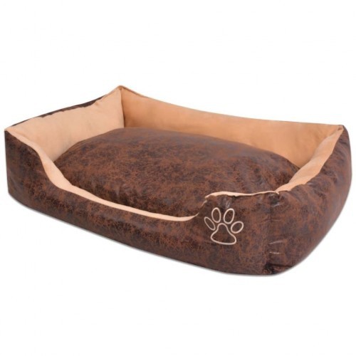 Cama/almofada marrom para cachorro