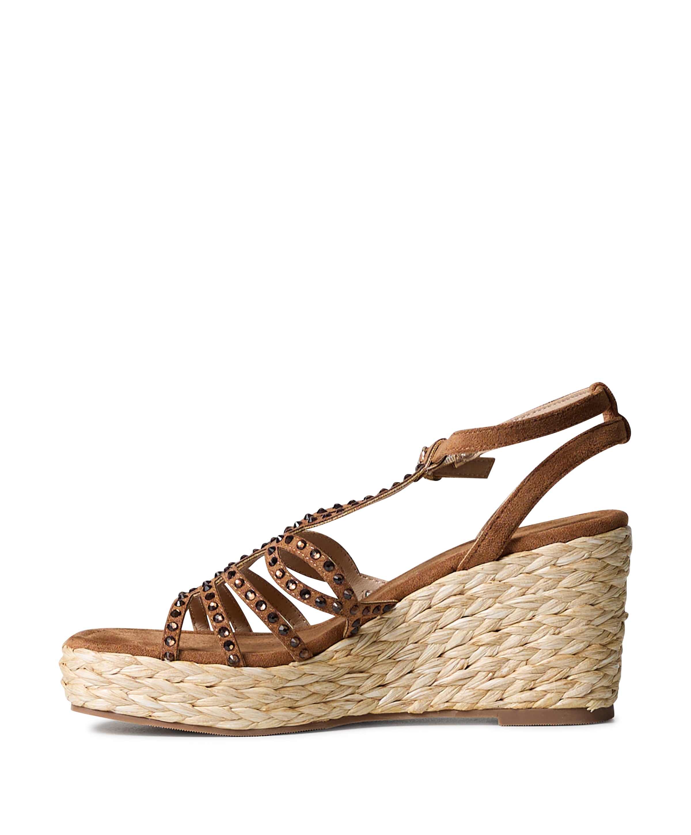 La strada dames sandalets bruin
