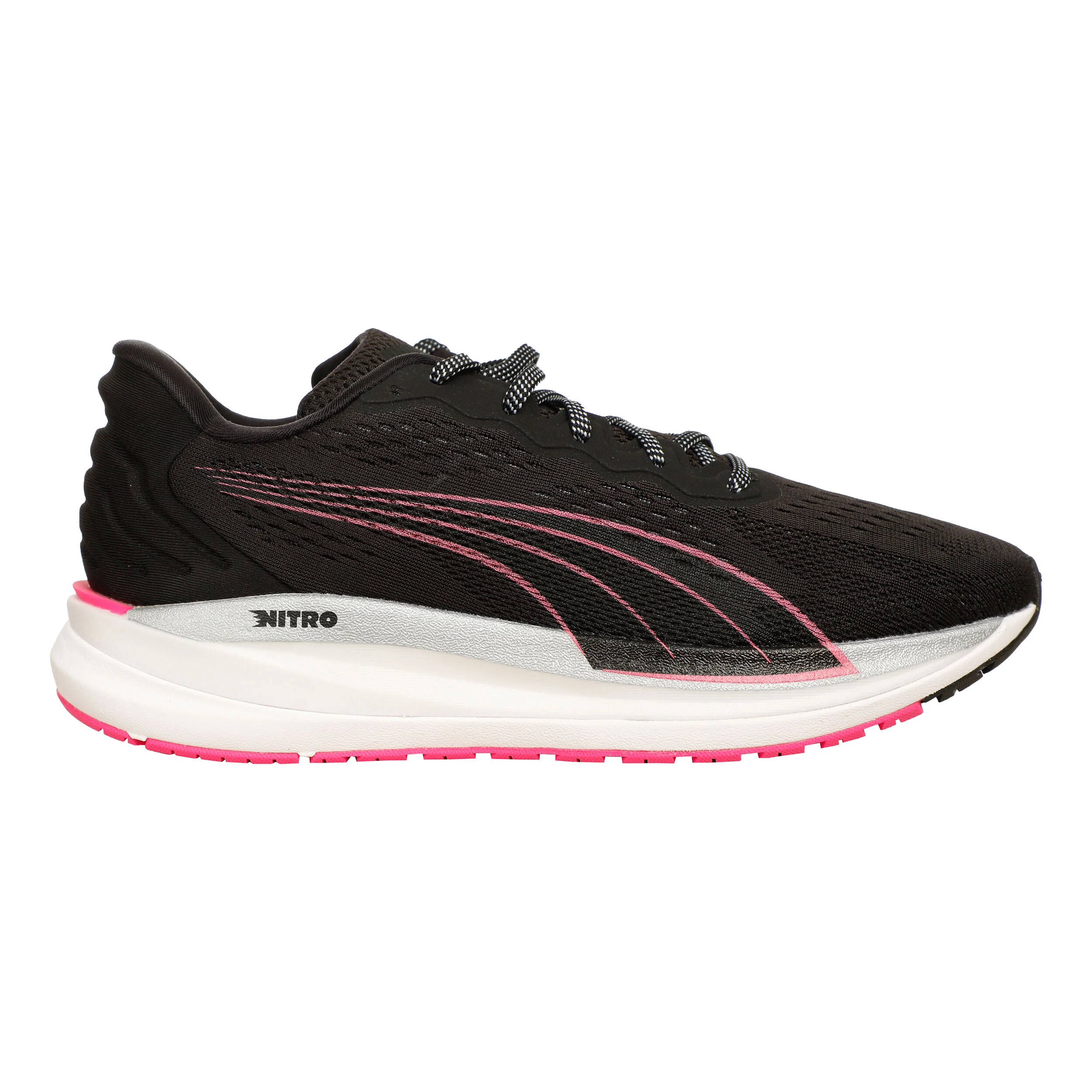 Puma Magnify Nitro Surge Chaussure De Running Sans Stabilisateurs Femmes - Noir , Gris