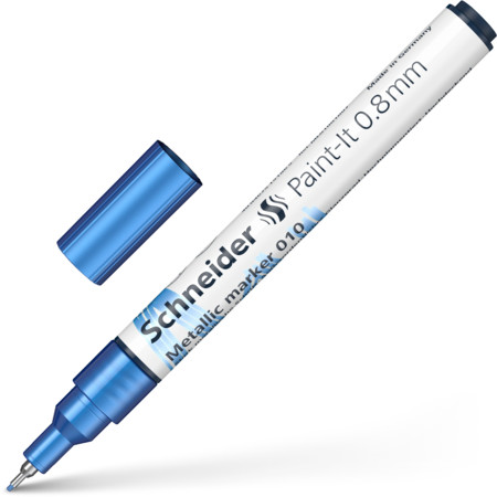 Schneider Paint-It 010 0.8 mm Metallicmarker - blue metallic - 0.8 mm