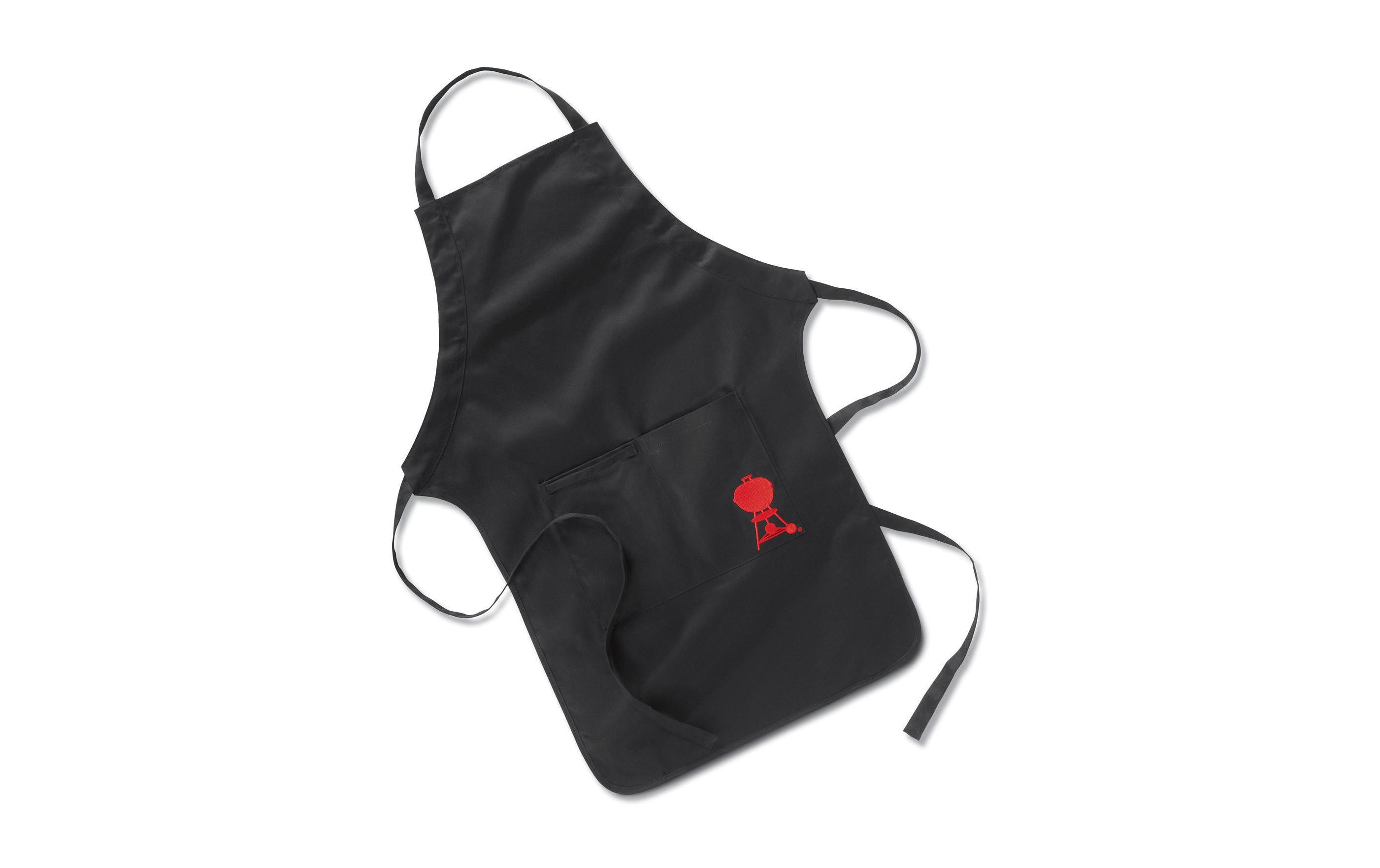 Grillschürze Kettle SchwarzSchwarz mit rotem Kettle