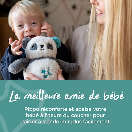 Peluche lumineuse et sonore Deluxe Grofriend   Pippo le Panda        de               Tommee Tippee
