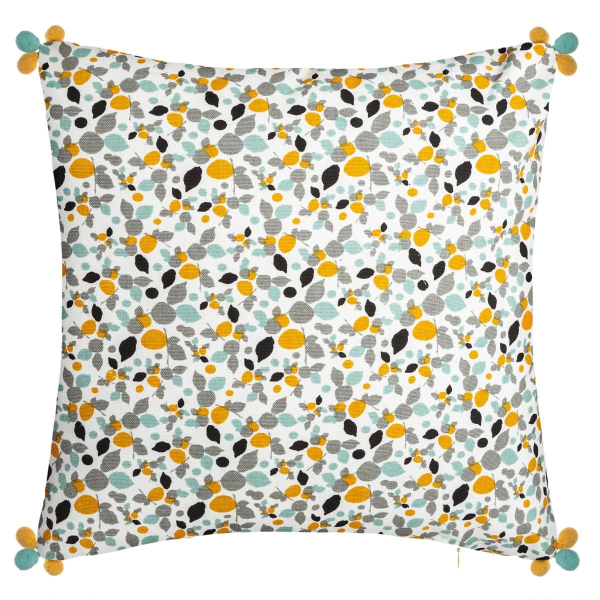 HOUSSE COUSSIN RAZZO 3 POMPONS 40X40CM