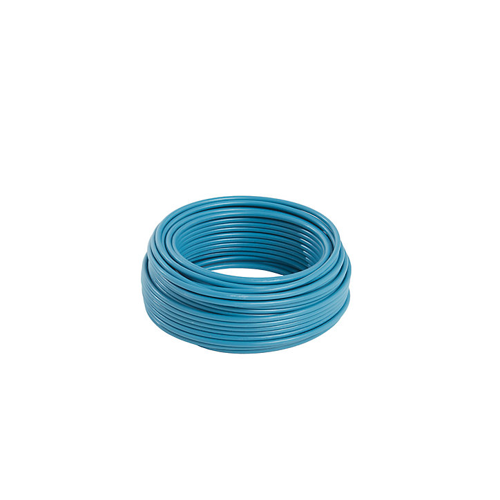 Câble électrique H07VR 6 mm² Bleu - 25 m