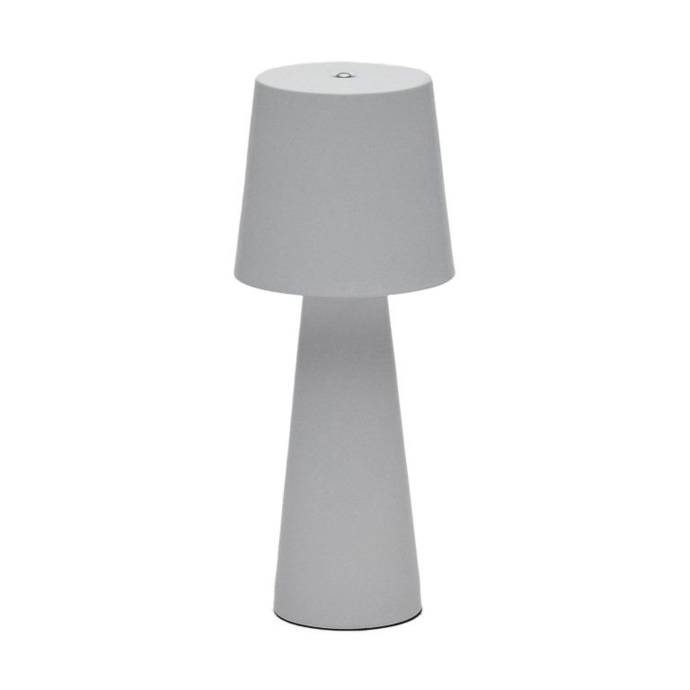 Kave Home Arenys tafellamp klein grijs