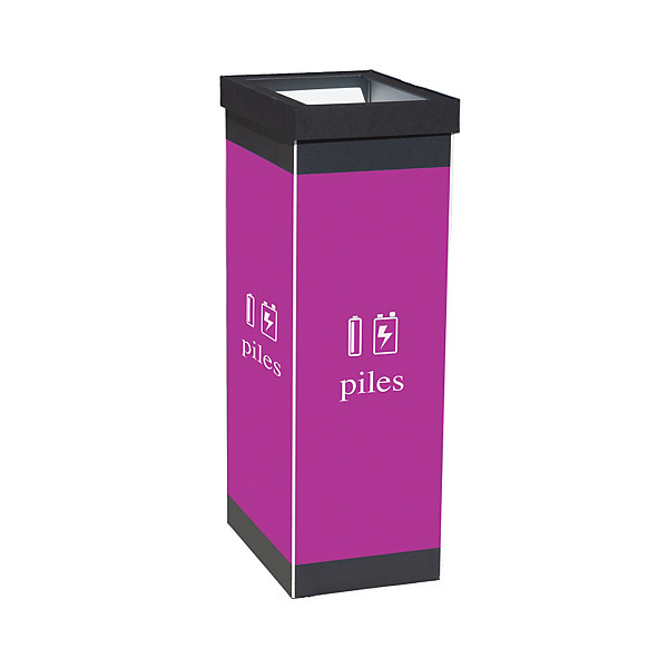 Corbeille piles - corps noir