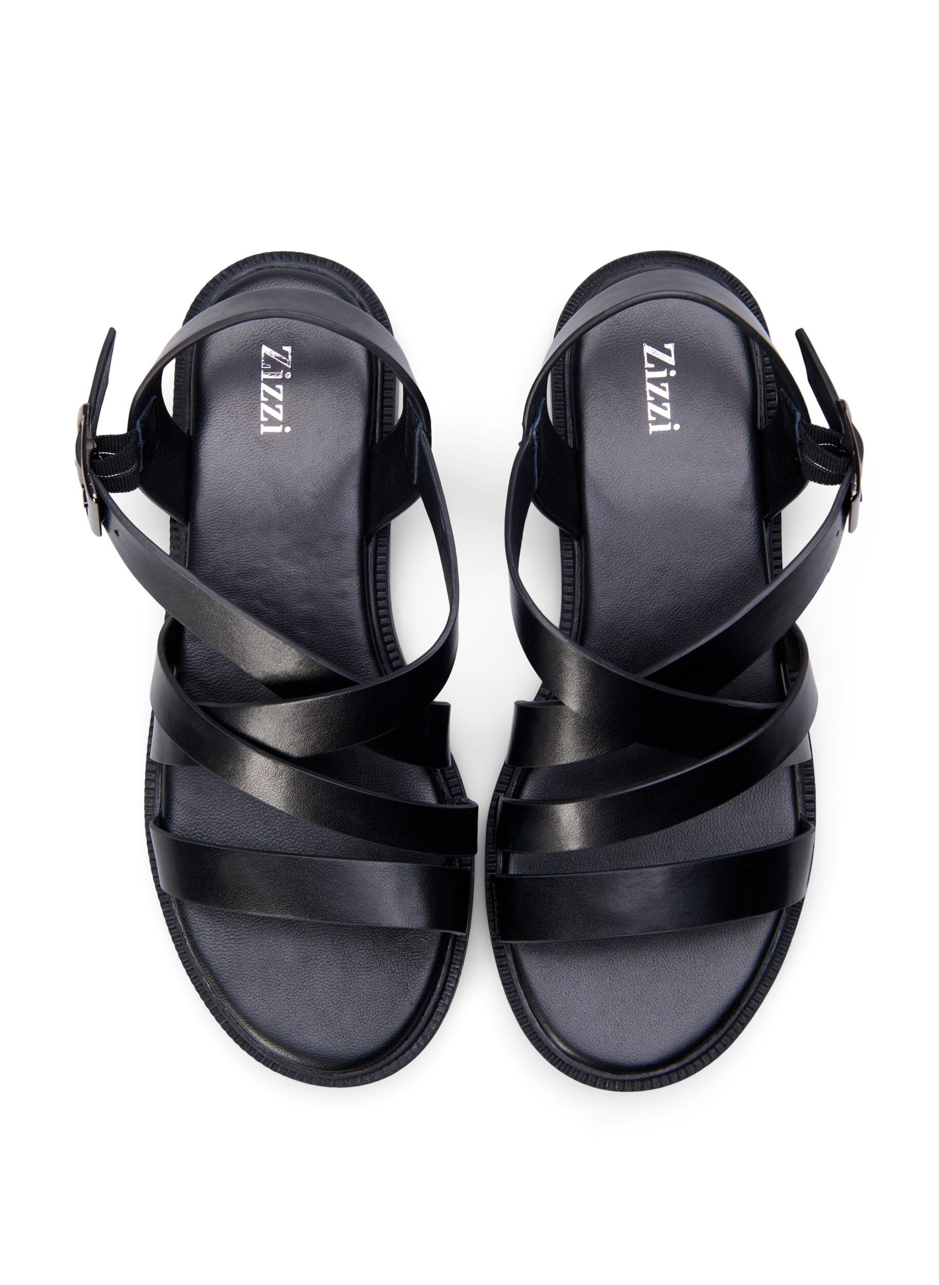 Wide fit - Sommer sandal i læder