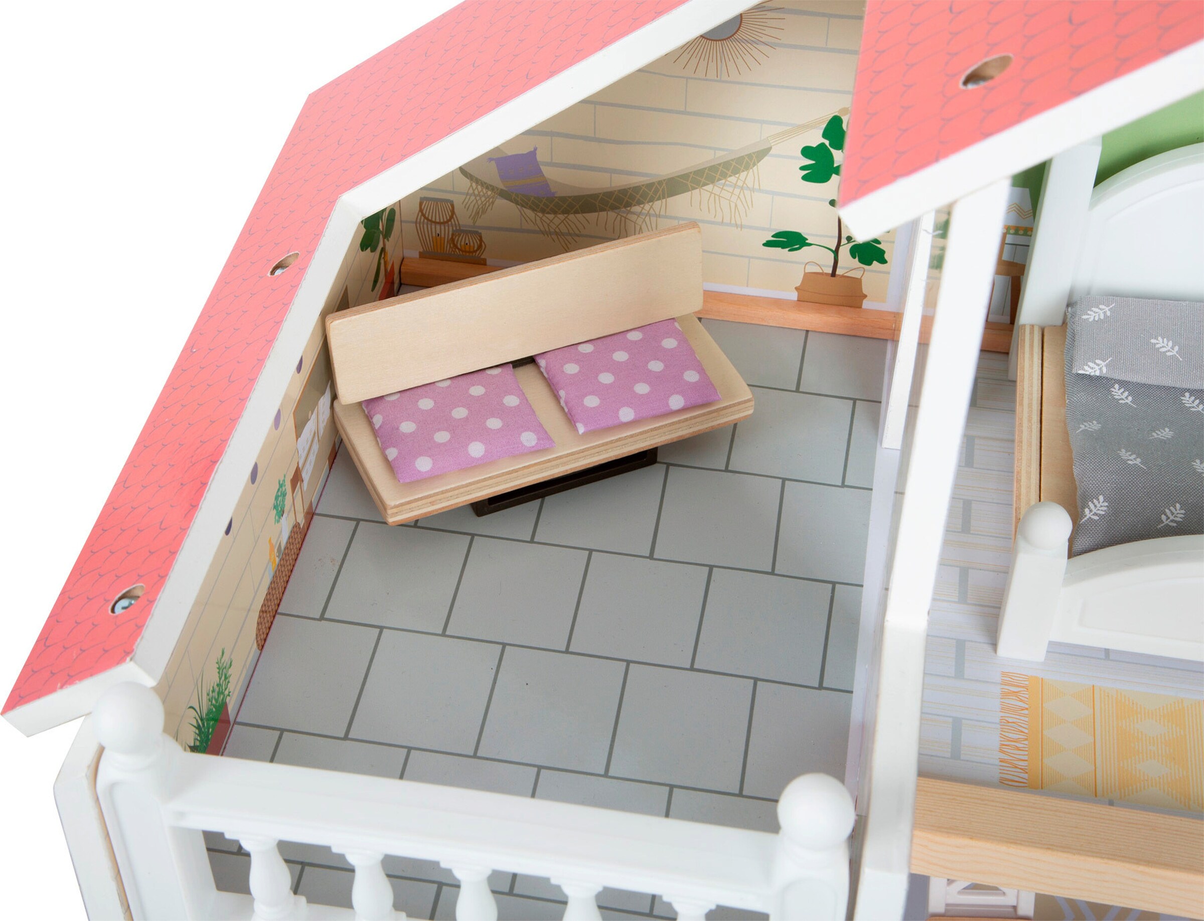 small foot Puppenhaus mit Dachterrasse