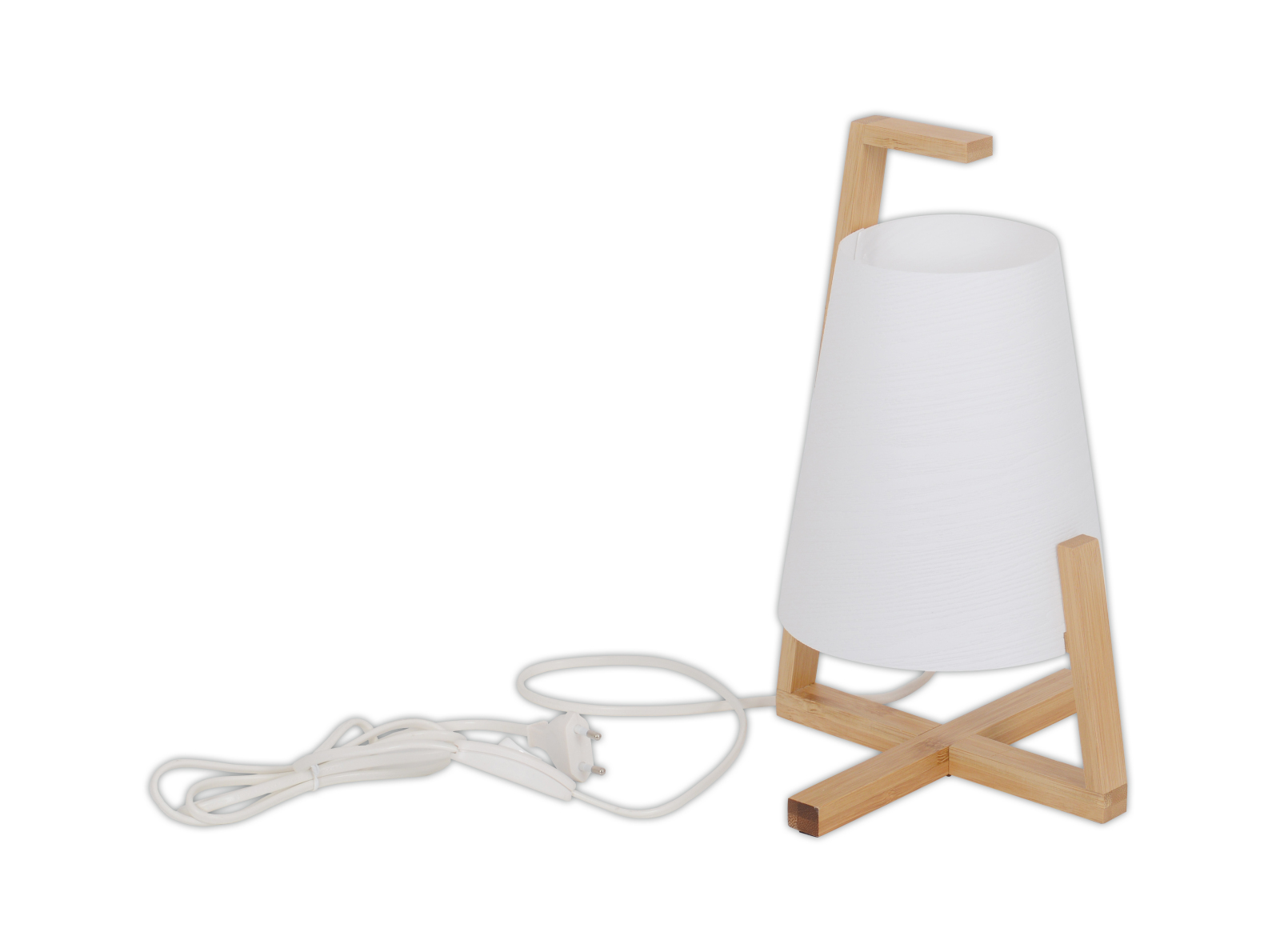 Tischleuchte SHOJI - weiß - Bambus- 32 cm hoch