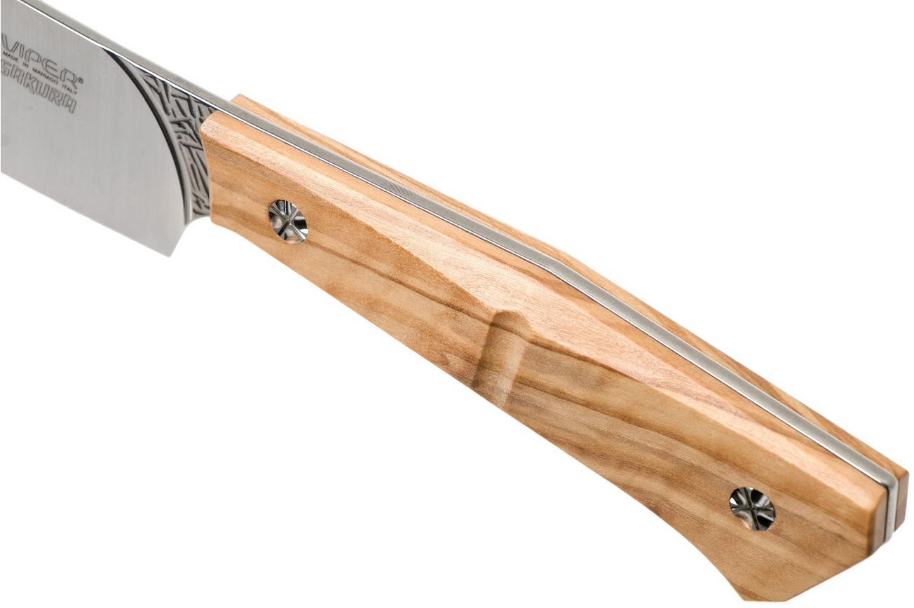 Viper Sakura vleesmes 14cm olijvenhout, VT7510UL