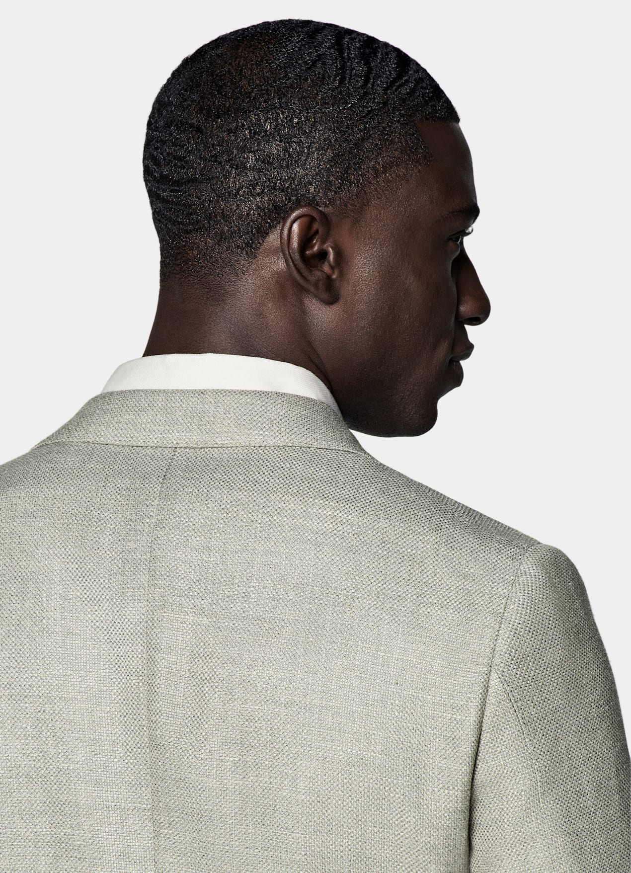 Blazer Havana coupe Tailored vert clair