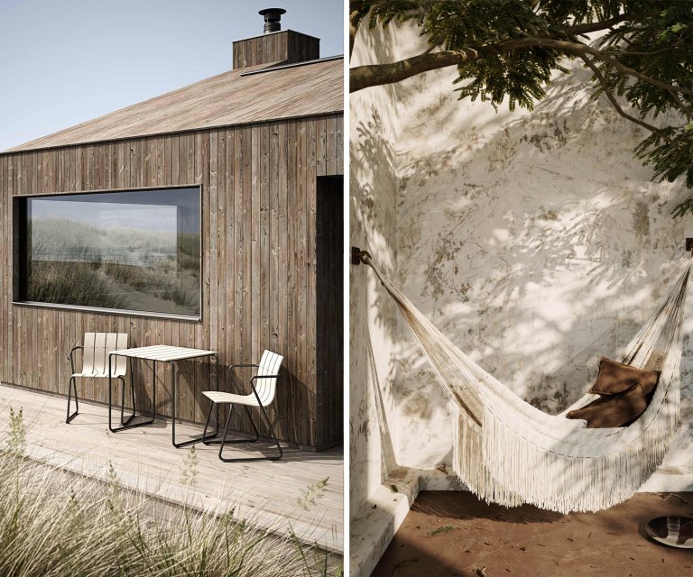Ferm Living Desert kussen 53x28 olijf