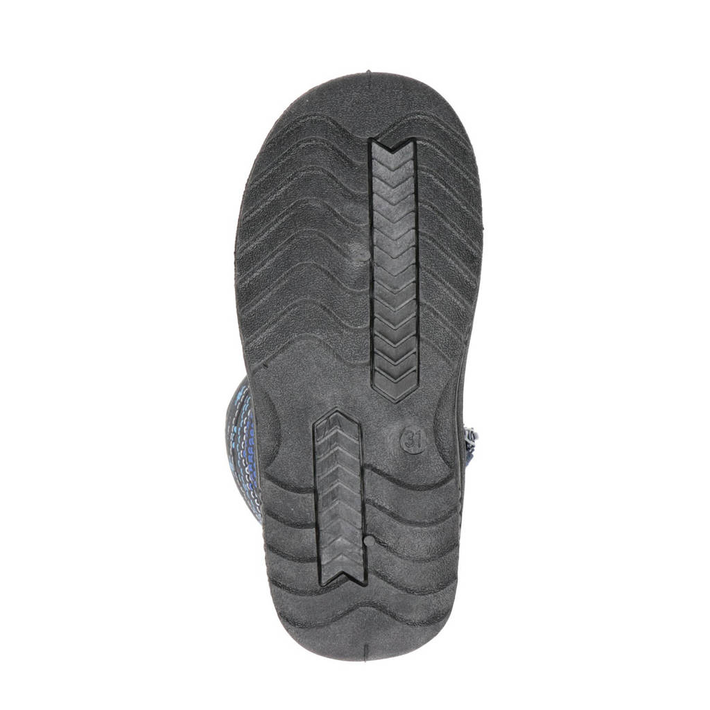 Snow Fun snowboots zwart/blauw