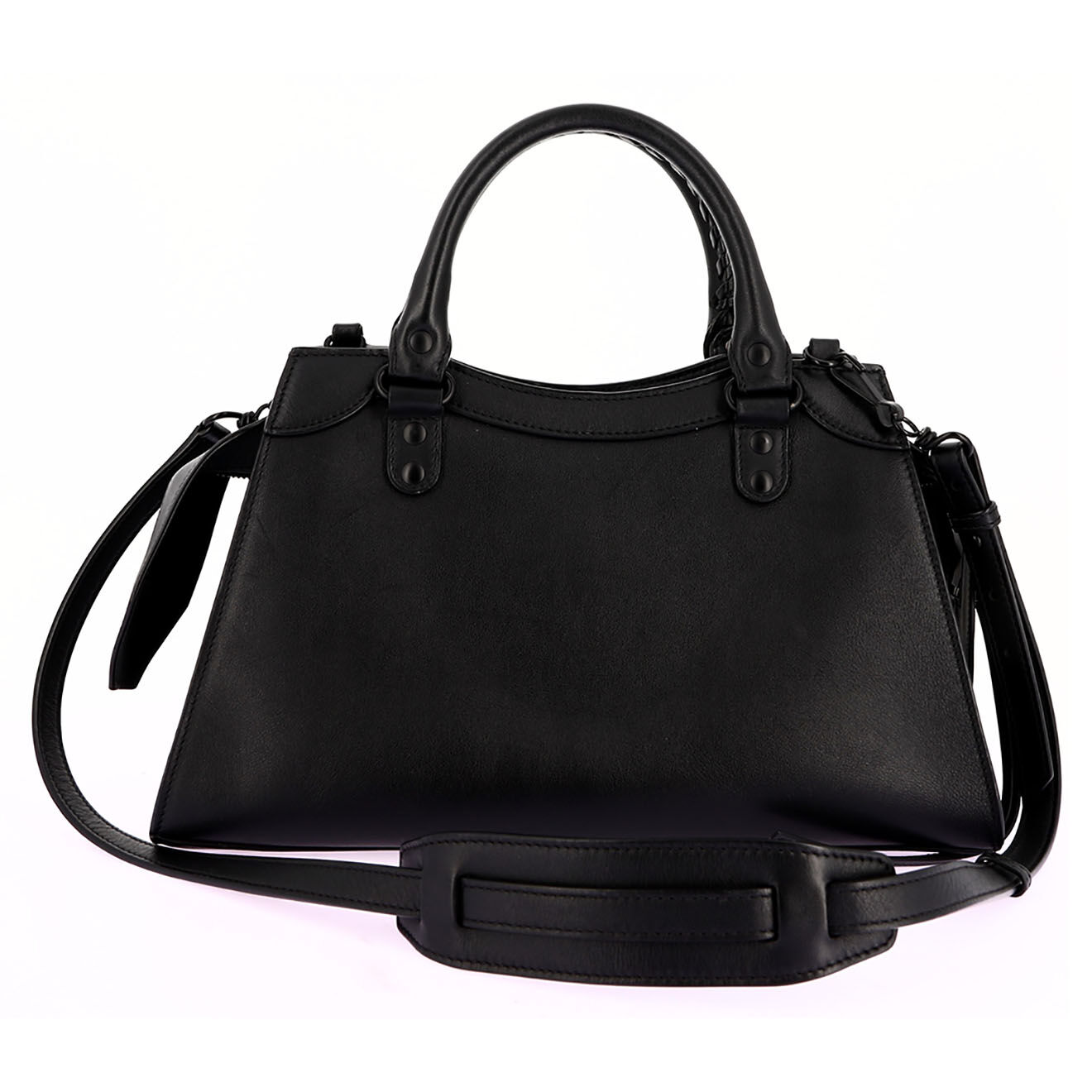 Balenciaga Sac bandoulière Néo Classic en Cuir noir - Très bon état - L.32.5 cm