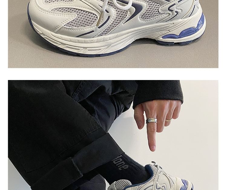 HANO - Platform Paneel Sneakers
