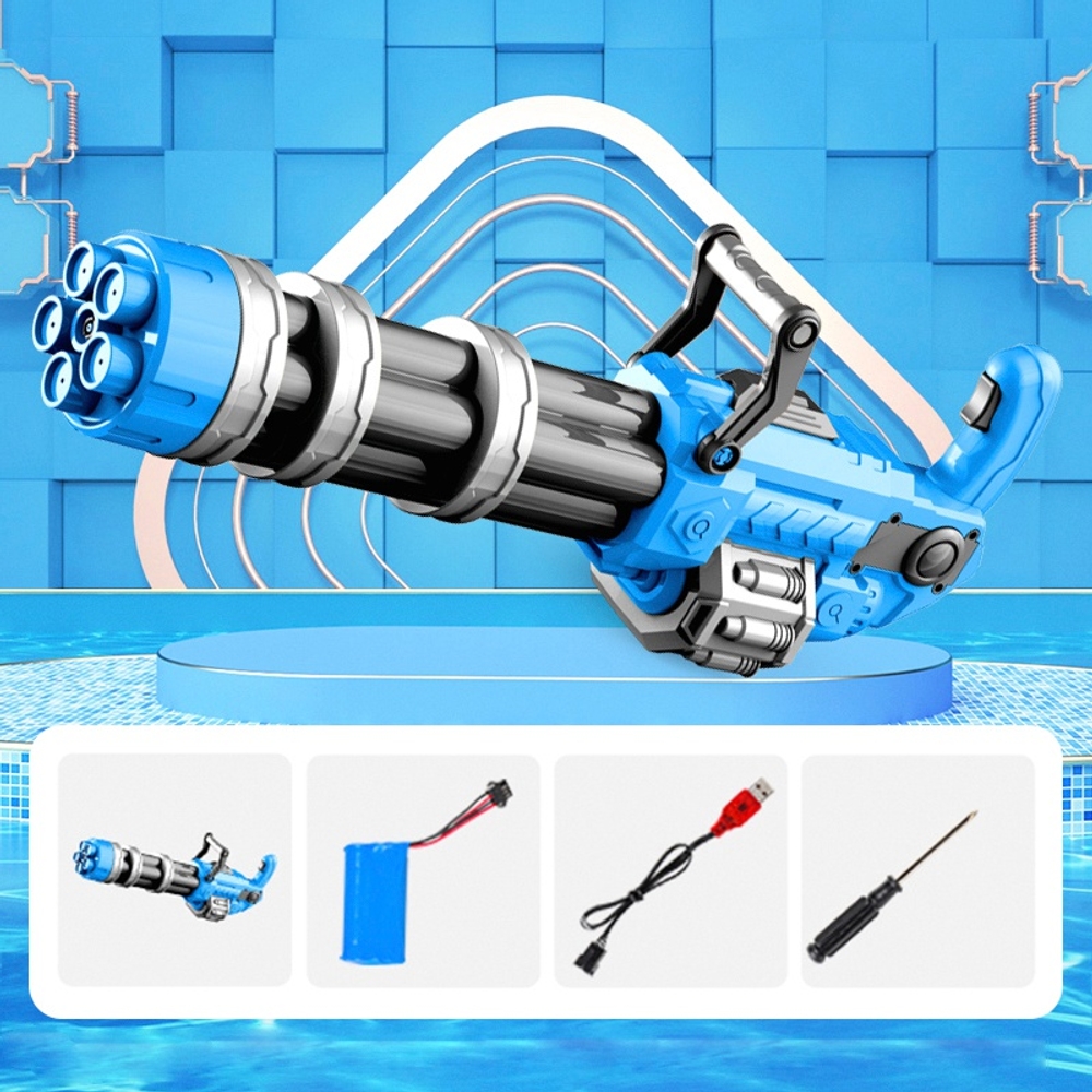 Gatlin Wasserpistole mit elektrischem Antrieb