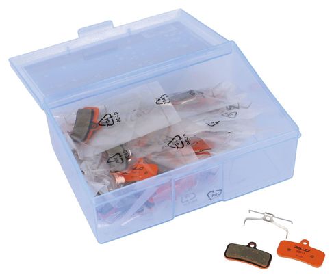 Paire de Plaquettes Organiques XLC BP-O20 pour Shimano Saint et TRP (25 Paires)